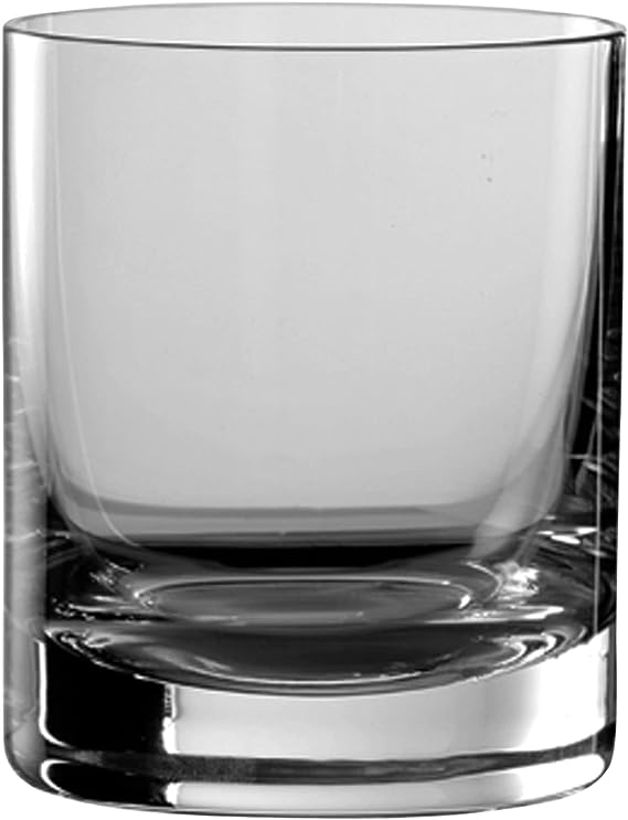 Set de 6 vasos bajos de cristal para whisky o agua, 6 colores