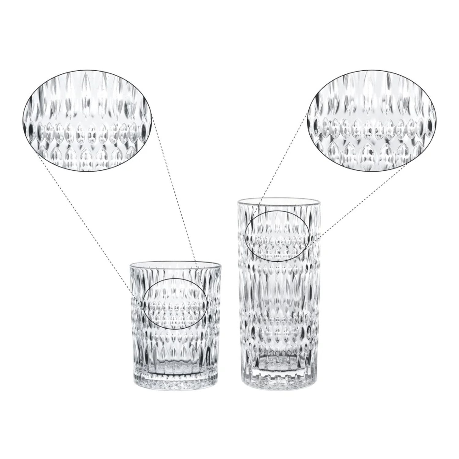 SET 12 VASOS ETHNO NACHTMAN