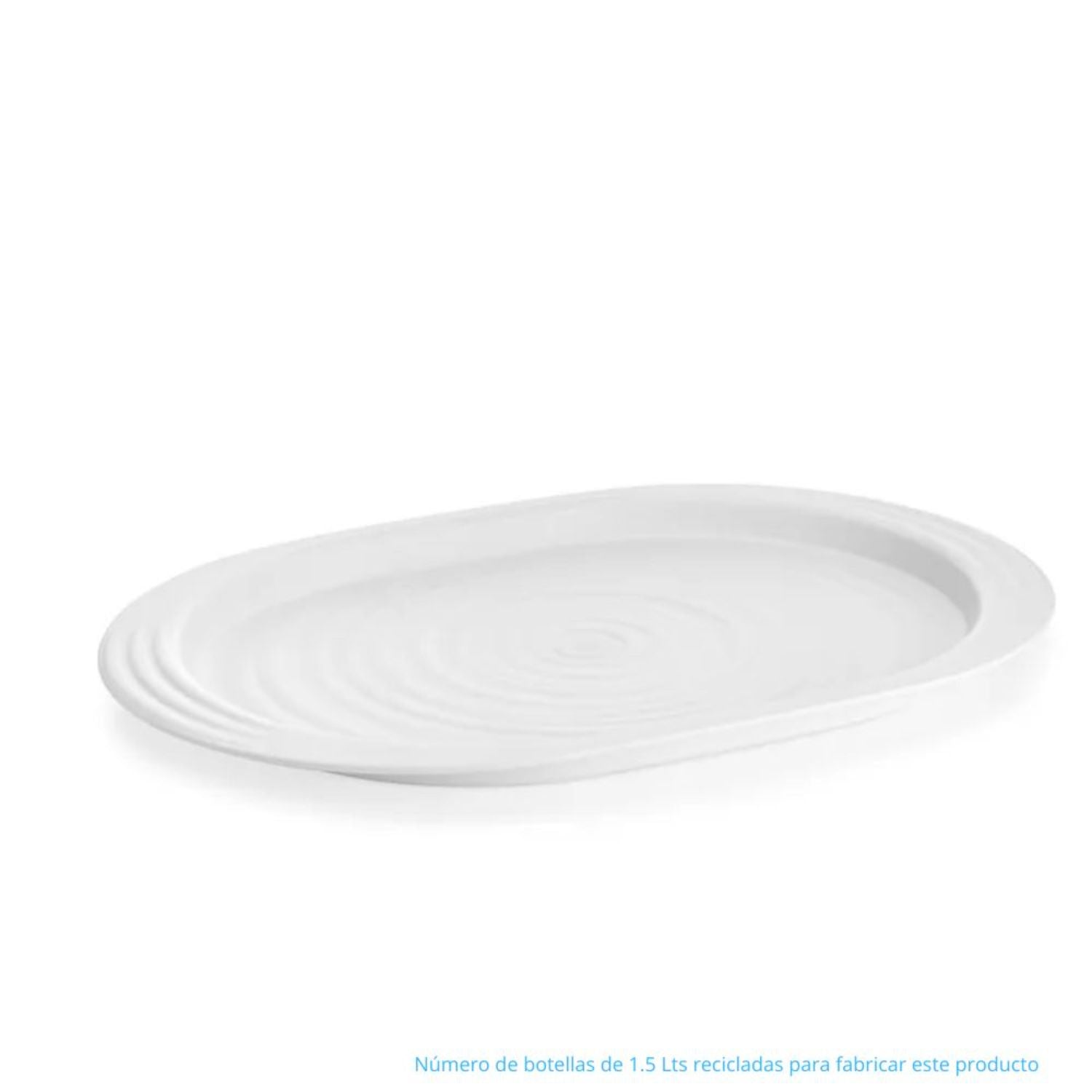 BANDEJA TIERRA COLOR BLANCA GUZZINI, 48 CMS