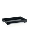 BANDEJA ICONS NEGRA GUZZINI, 32 CMS