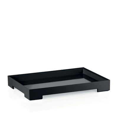 BANDEJA ICONS NEGRA GUZZINI, 32 CMS