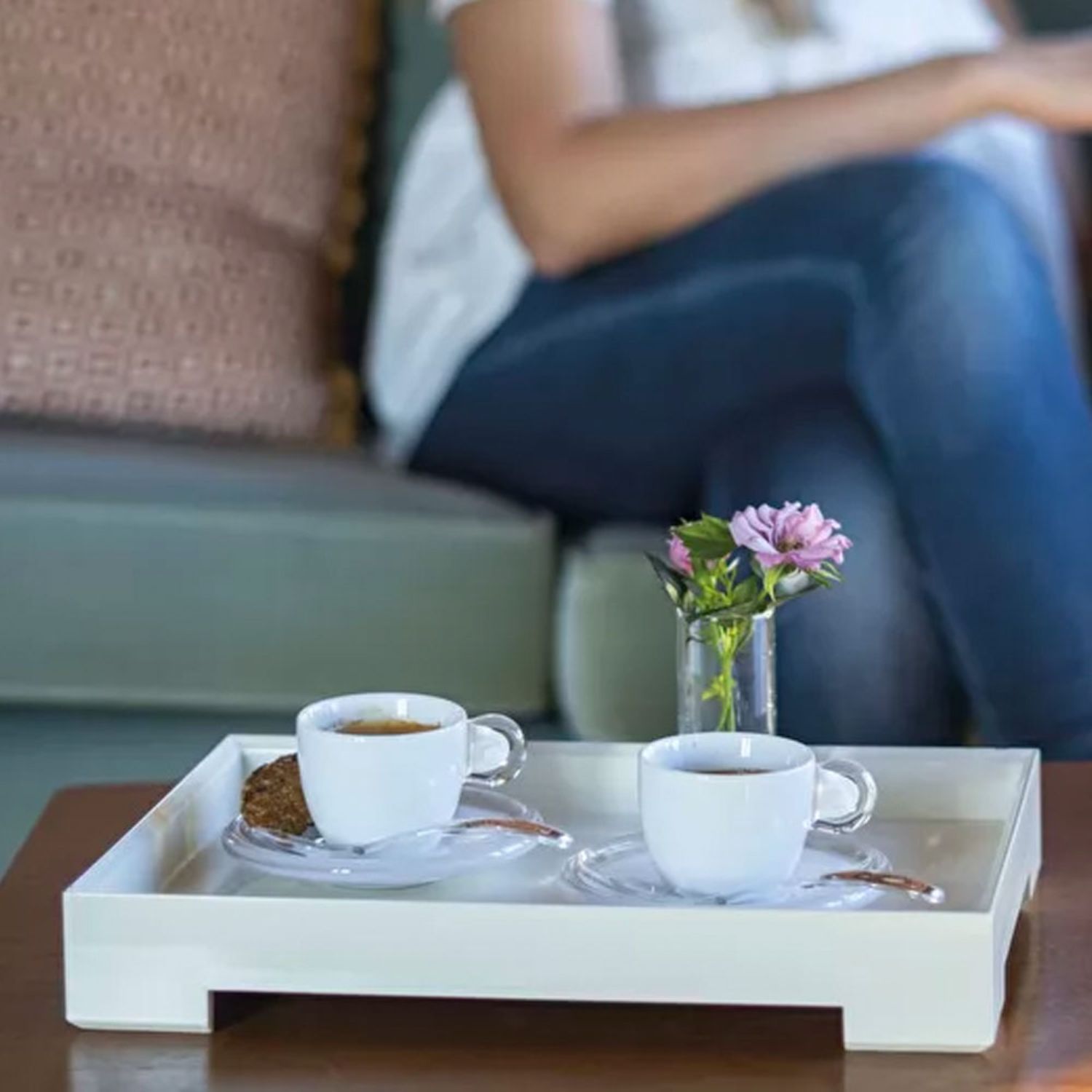 BANDEJA ICONS BLANCA GUZZINI, 32 CMS