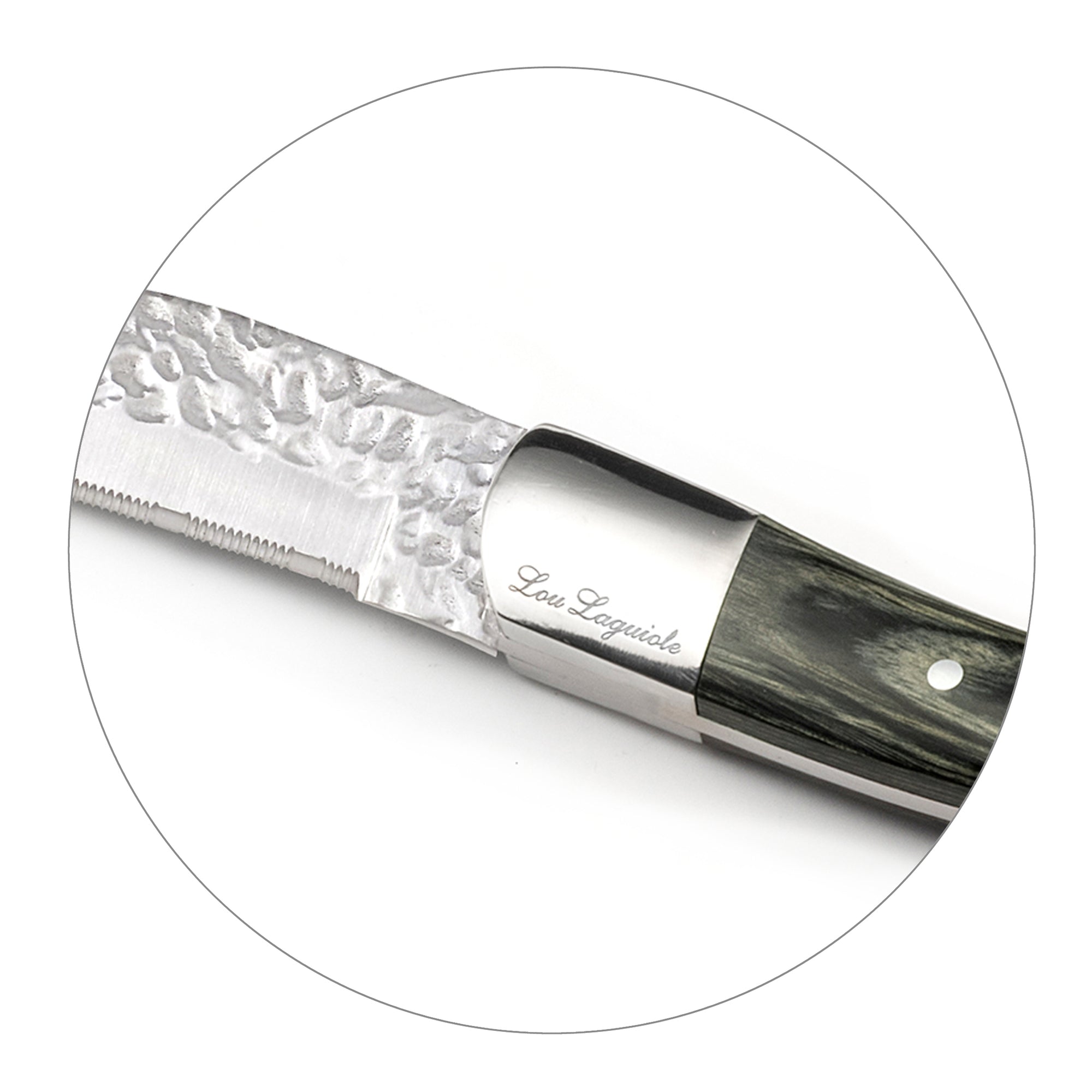 SET 4 CUCHILLOS CARNE VOLCANO LOU LAGUIOLE, CAJA MADERA