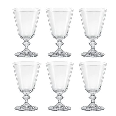 🚢 SET 6 COPAS VINO TINTO BELLA BOHEMIA, 350 ML