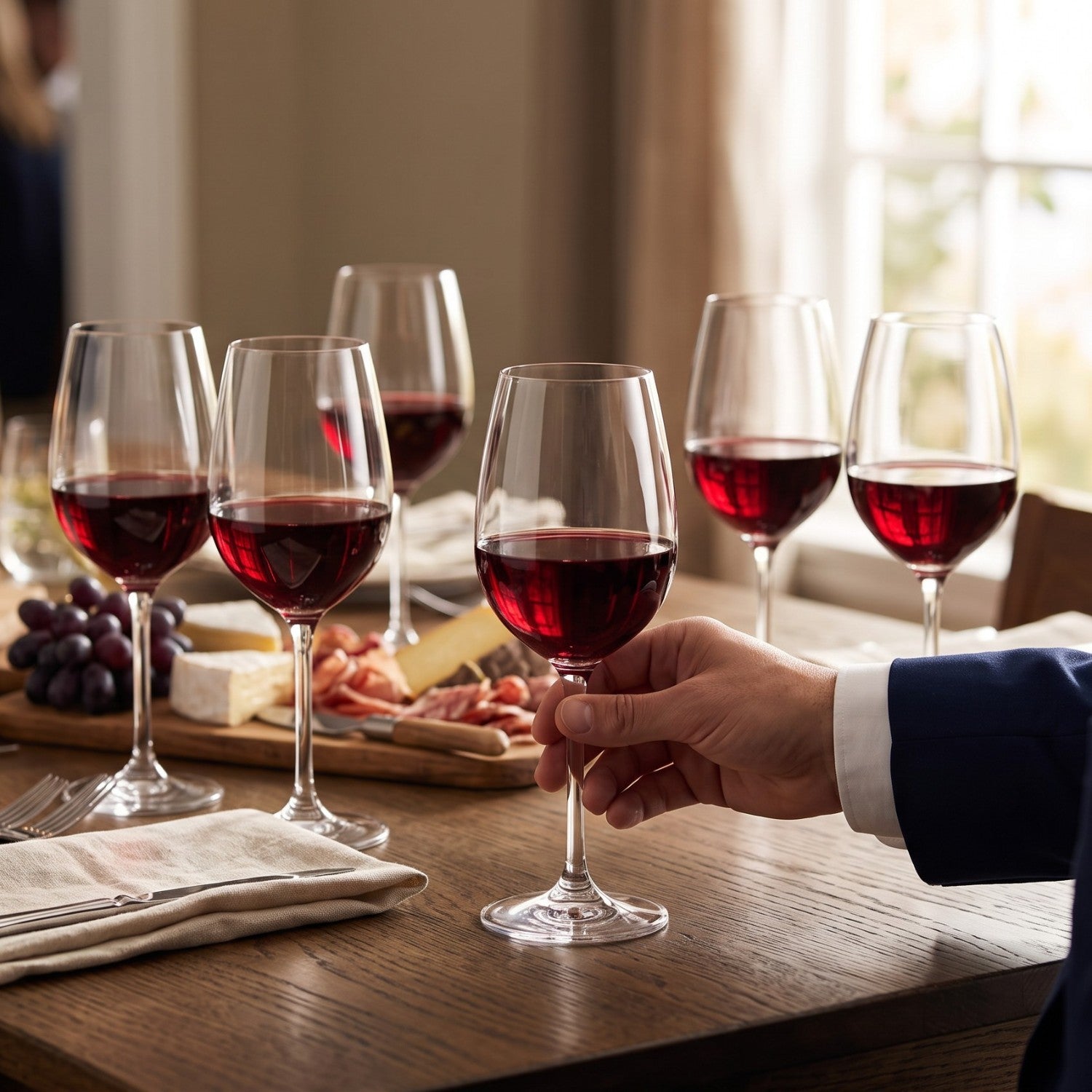 SET 6 COPAS VINO MONTEPULCIANO HAUSMANN, 405 ML