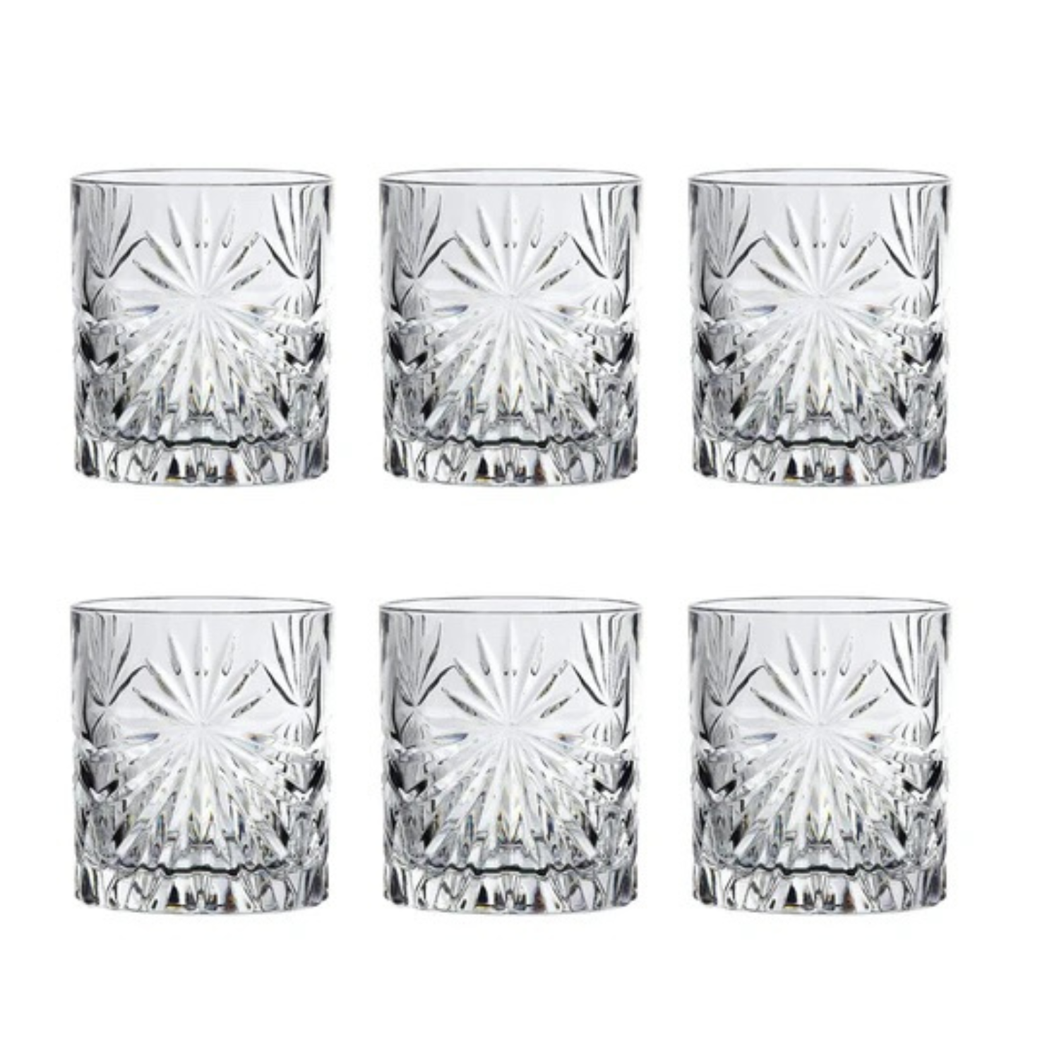 SET 6 VASOS BAJOS OASIS RCR, 320 ml