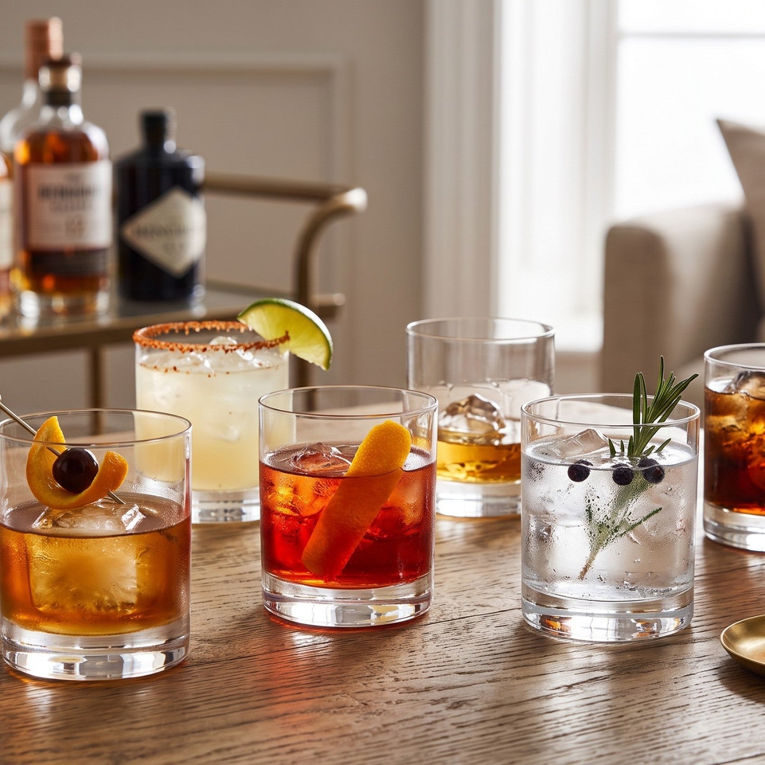 🚢 SET 6 VASOS BAJOS BOHEMIA, 410 ML