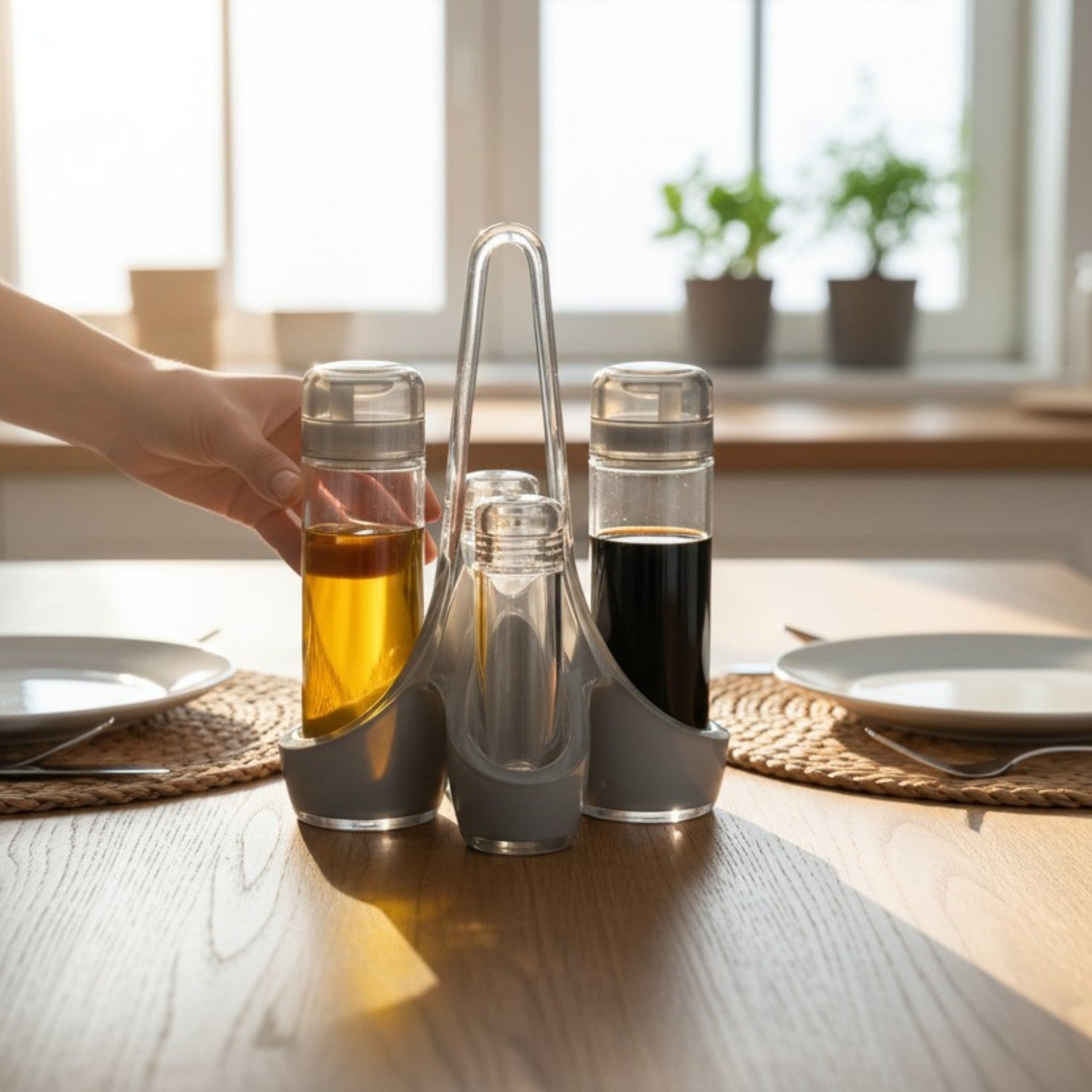 SET ALCUZA CRUET GUZZINI