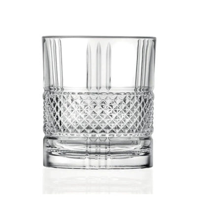 SET 6 VASOS BAJOS BRILLANTE RCR, 340 ML