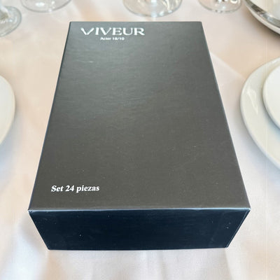 JUEGO CUCHILLERIA ROMA VIVEUR, 6 PERSONAS, 24 PZ