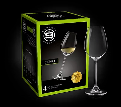 JUEGO DE COPAS COMO BOHEMIA, 12 PERSONAS, 36 PZ