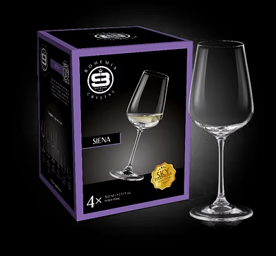 JUEGO DE COPAS SIENA BOHEMIA, 12 PERSONAS, 36 PZ