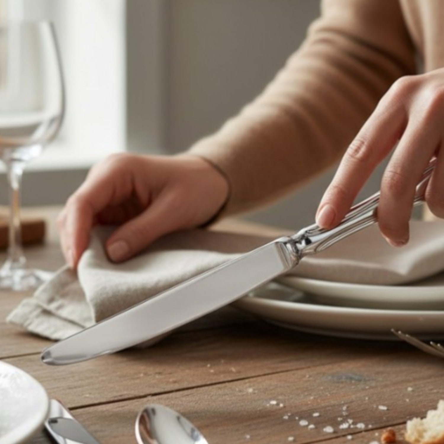 SET 12 CUCHILLOS MESA OXFORD VIVEUR