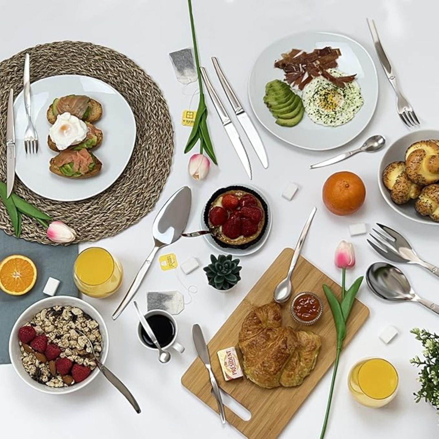 Pack JUEGO CUCHILLERÍA y SET ENSALADA JET, LOU LAGUIOLE