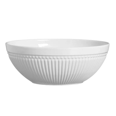 🇧🇷 ENSALADERA VAJILLA GRES BLANCO ROMA PORTO BRASIL, 24 CM