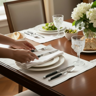 JUEGO CUCHILLERIA GRAFITO TRADITION LOU LAGUIOLE, 6 PERSONAS, 24 PZ