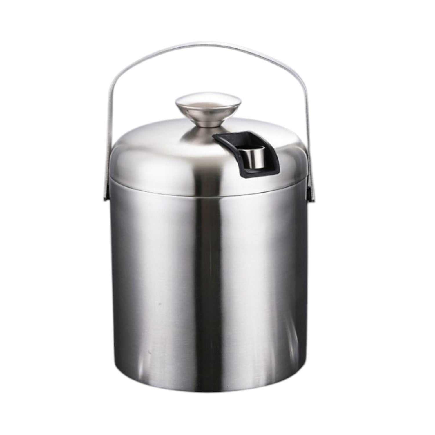HIELERA ACERO INOX TERMICA CON TAPA Y PINZAS, 1300 ML