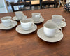 SET 6 TAZAS DE TÉ  PORCELANA IMPERIO ROMA IDURGO