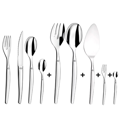 🚢PACK JUEGO CUCHILLERIA JET LOU LAGUIOLE, 6 PERSONAS, 39 PZ