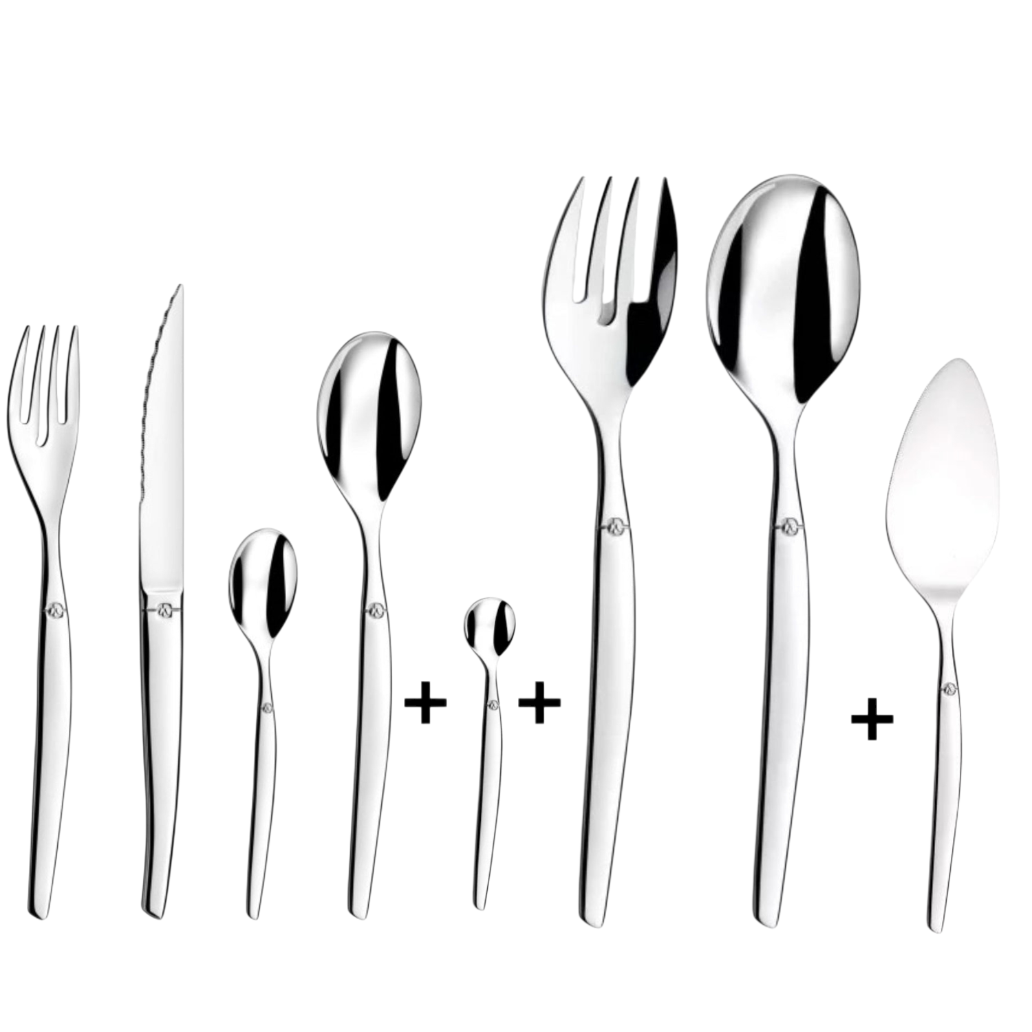 JUEGO CUCHILLERIA + CAFÉ + ENSALADA + TORTERO JET LOU LAGUIOLE, 6 PERSONAS