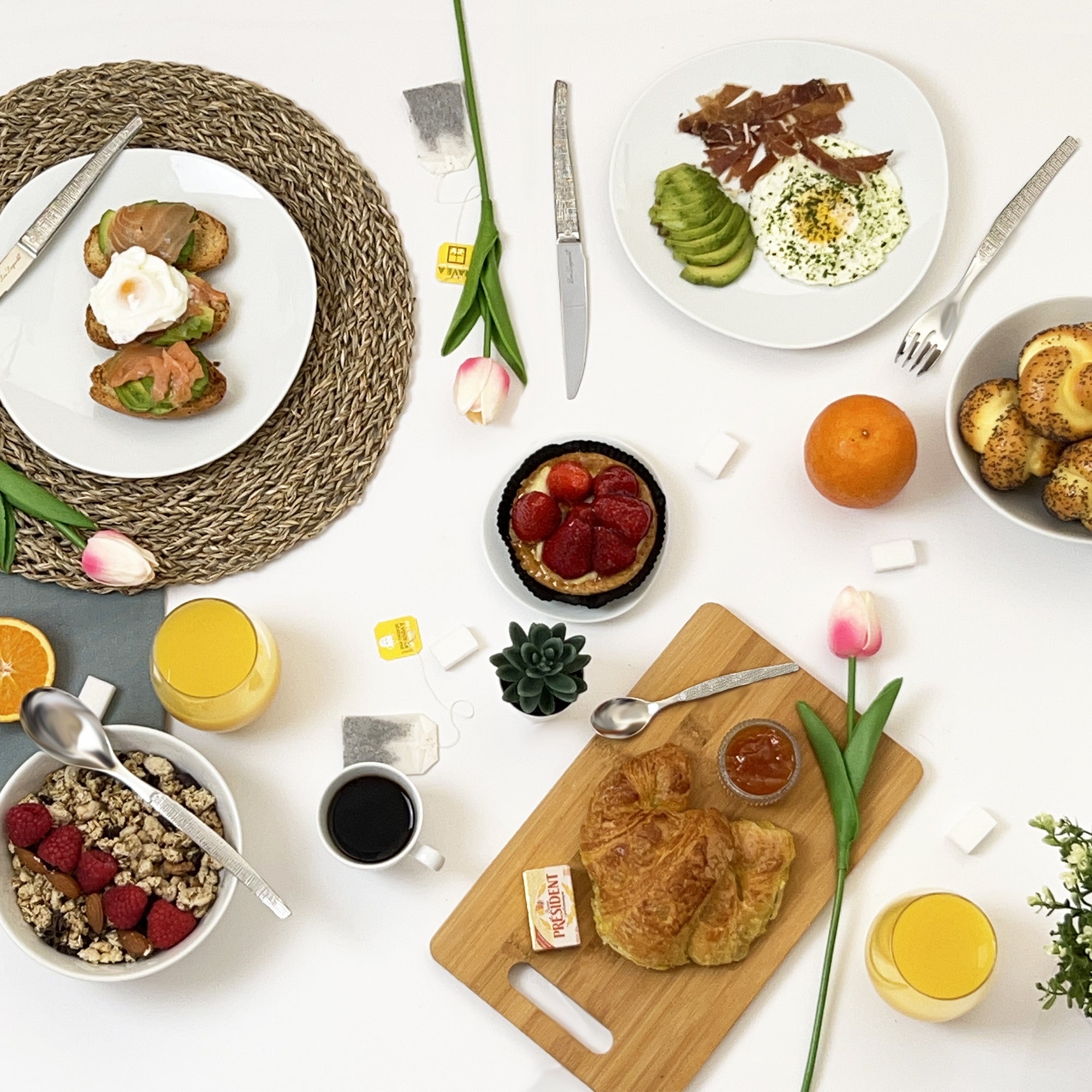 JUEGO CUCHILLERIA JET TEXTIL LOU LAGUIOLE, 6 PERSONAS, 24 PZ