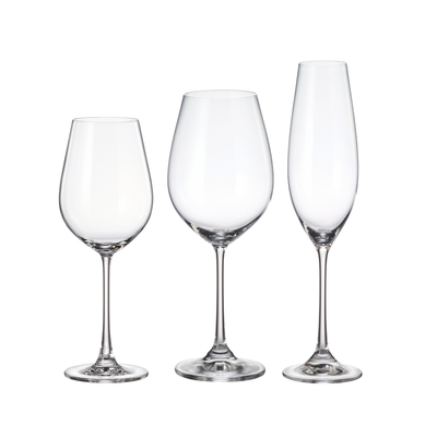 JUEGO DE COPAS COMO BOHEMIA, 12 PERSONAS, 36 PZ