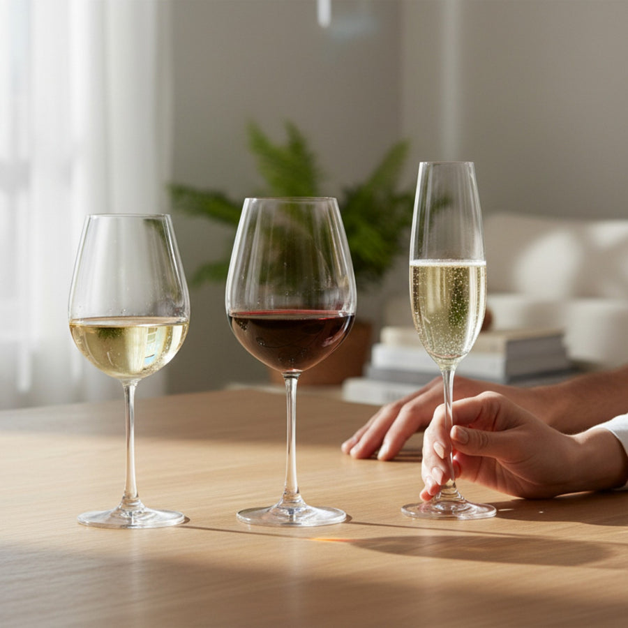 JUEGO DE COPAS COMO BOHEMIA, 4 PERSONAS, 12 PZ