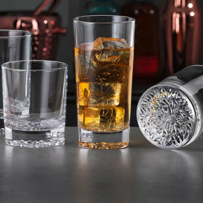 SET 8 VASOS ALTOS CRISTAL LOUNGE SPIEGELAU, 305 ML