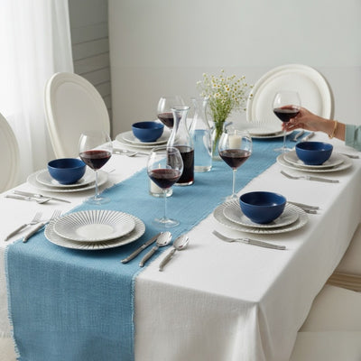 PACK MESA PUESTA ELEMENTO TAUPE SOPHIA, 6 PERSONAS, 66 PZ
