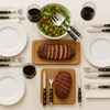 Pack Juego Cuchilleria 6 personas + Set Ensalada + Juego Cuchilleria 6 Personas Carne  Forjen Viveur