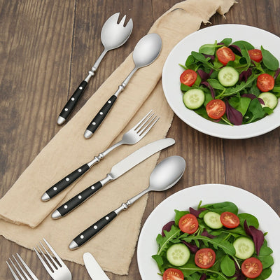 PACK JUEGO CUCHILLERIA + SET ENSALADA FORJEN VIVEUR, 6 PERSONAS, 26 PZ