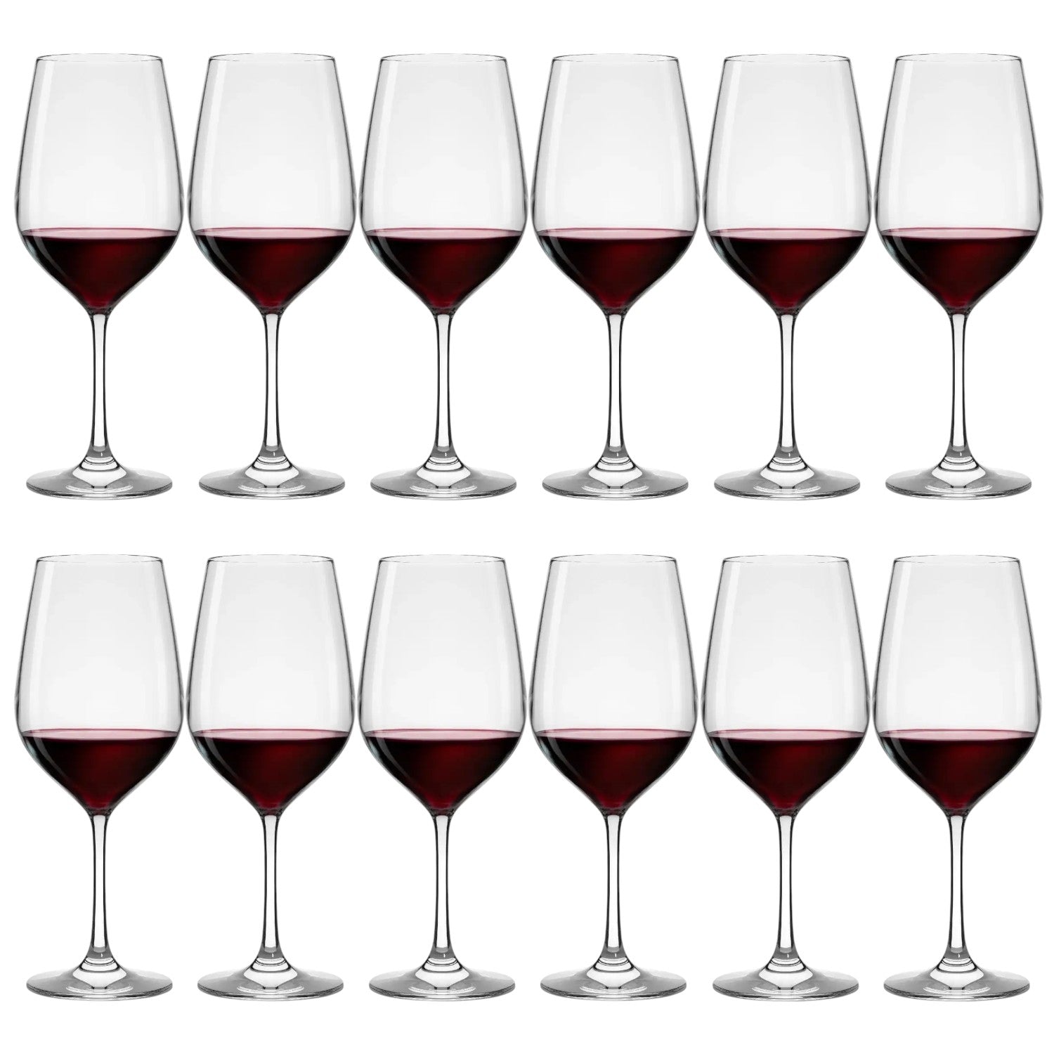 SET 12 COPAS VINO MONTALCINO HAUSMANN, 650 ML