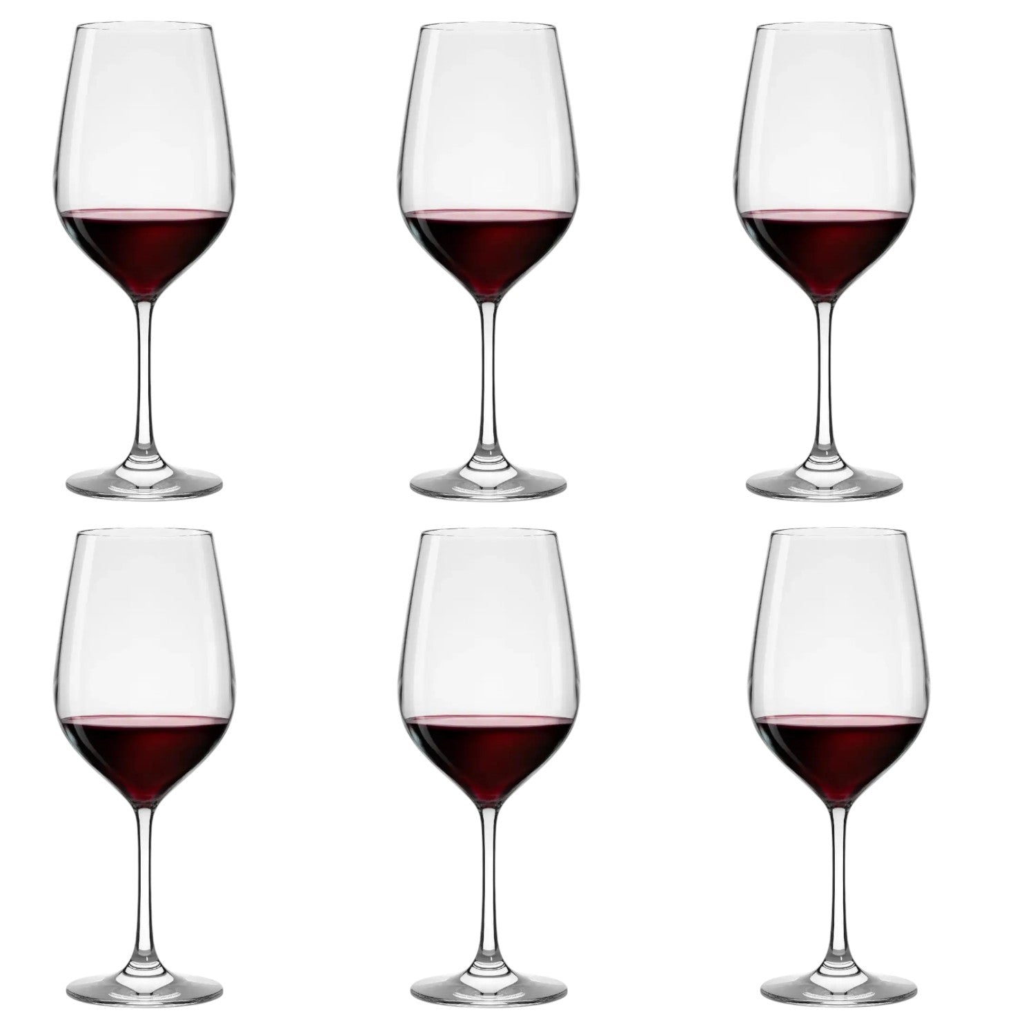 SET 6 COPAS VINO MONTALCINO HAUSMANN, 650 ML