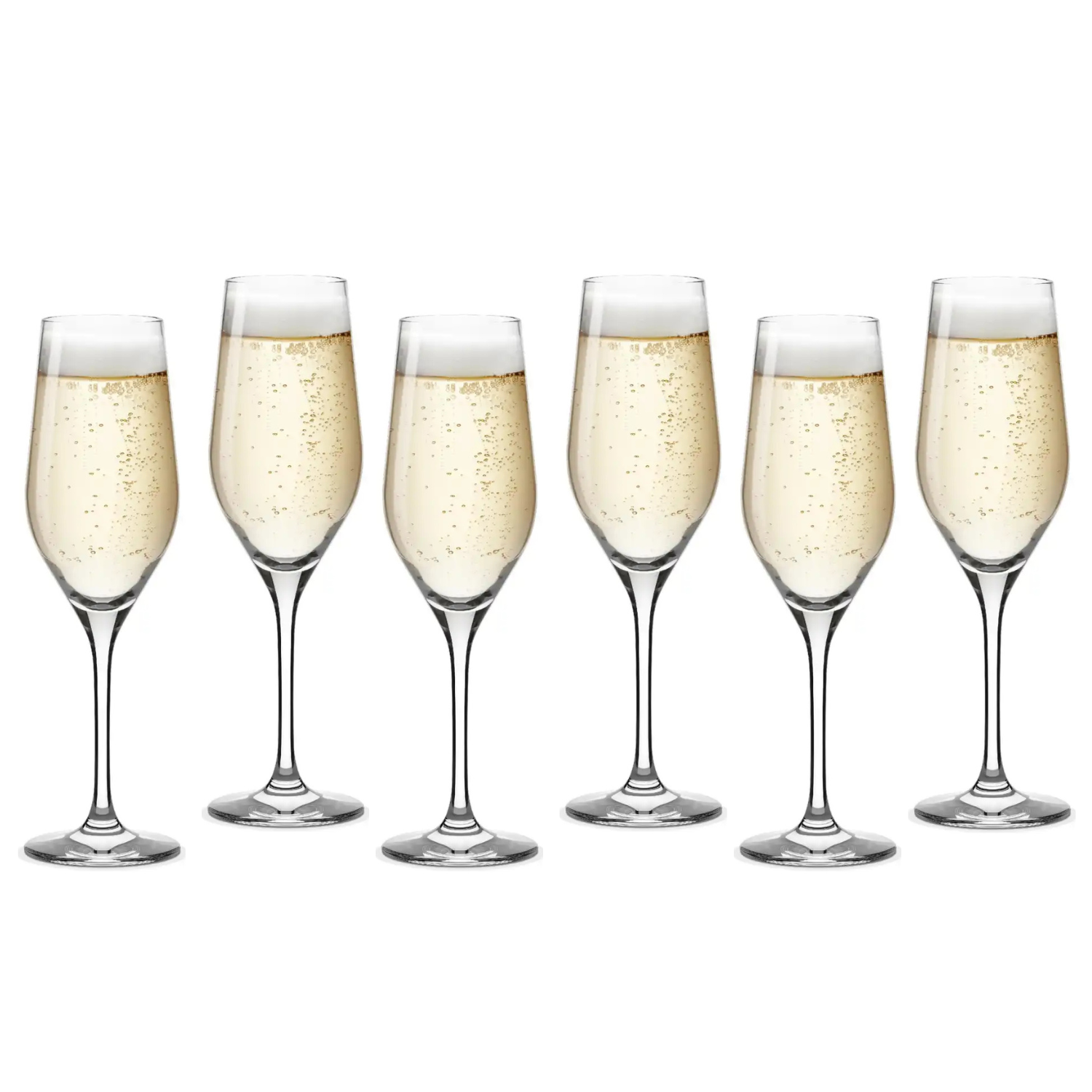 SET 6 COPAS CHAMPAGNE MONTALCINO HAUSMANN, 285 ML