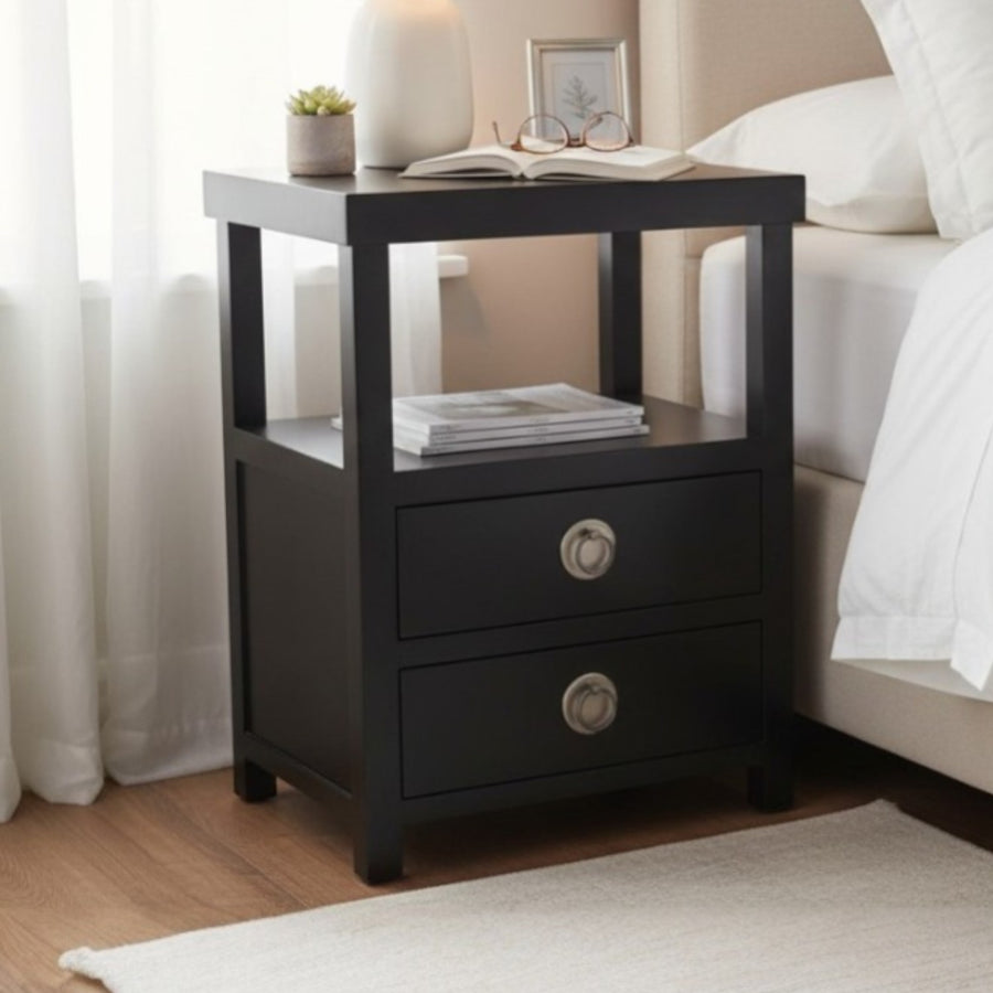 VELADOR PITA COLOR NEGRO, 55x40x70 CM