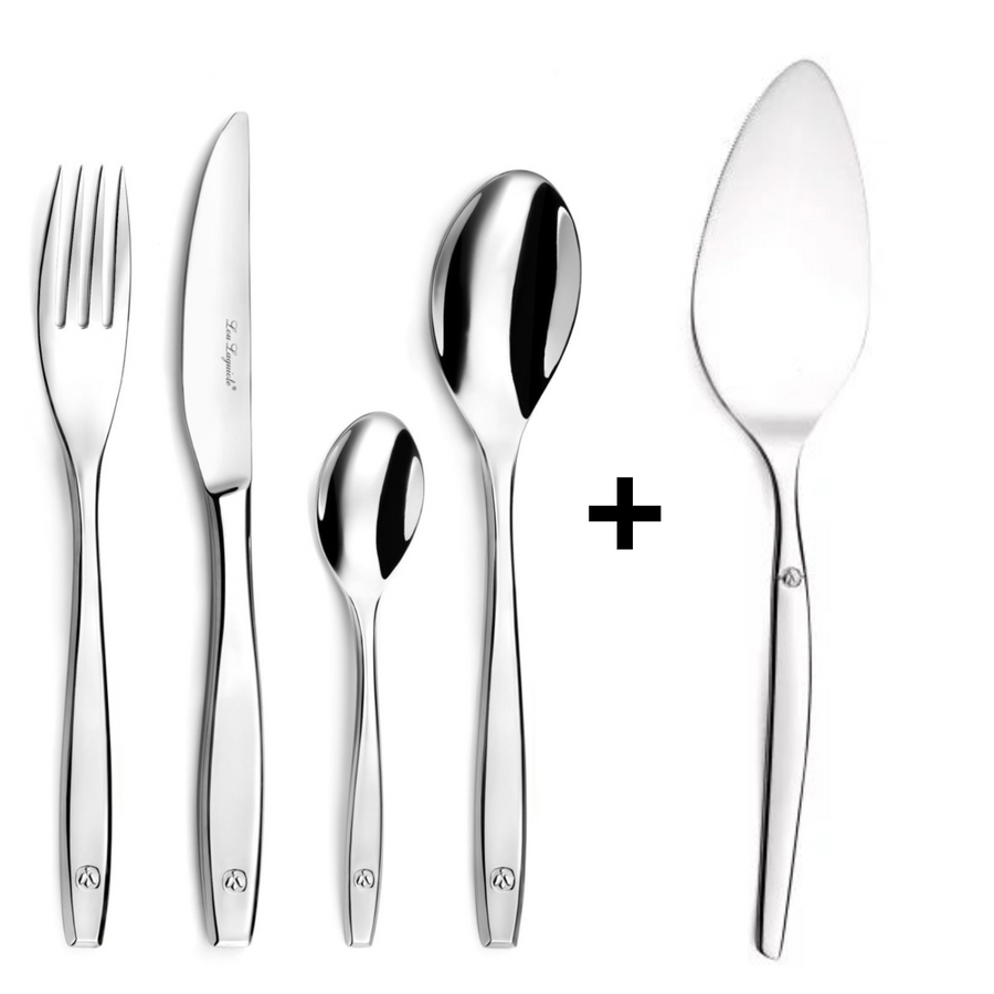 Pack JUEGO CUCHILLERIA JET FIGURE Y PALETA TORTA, LOU LAGUIOLE