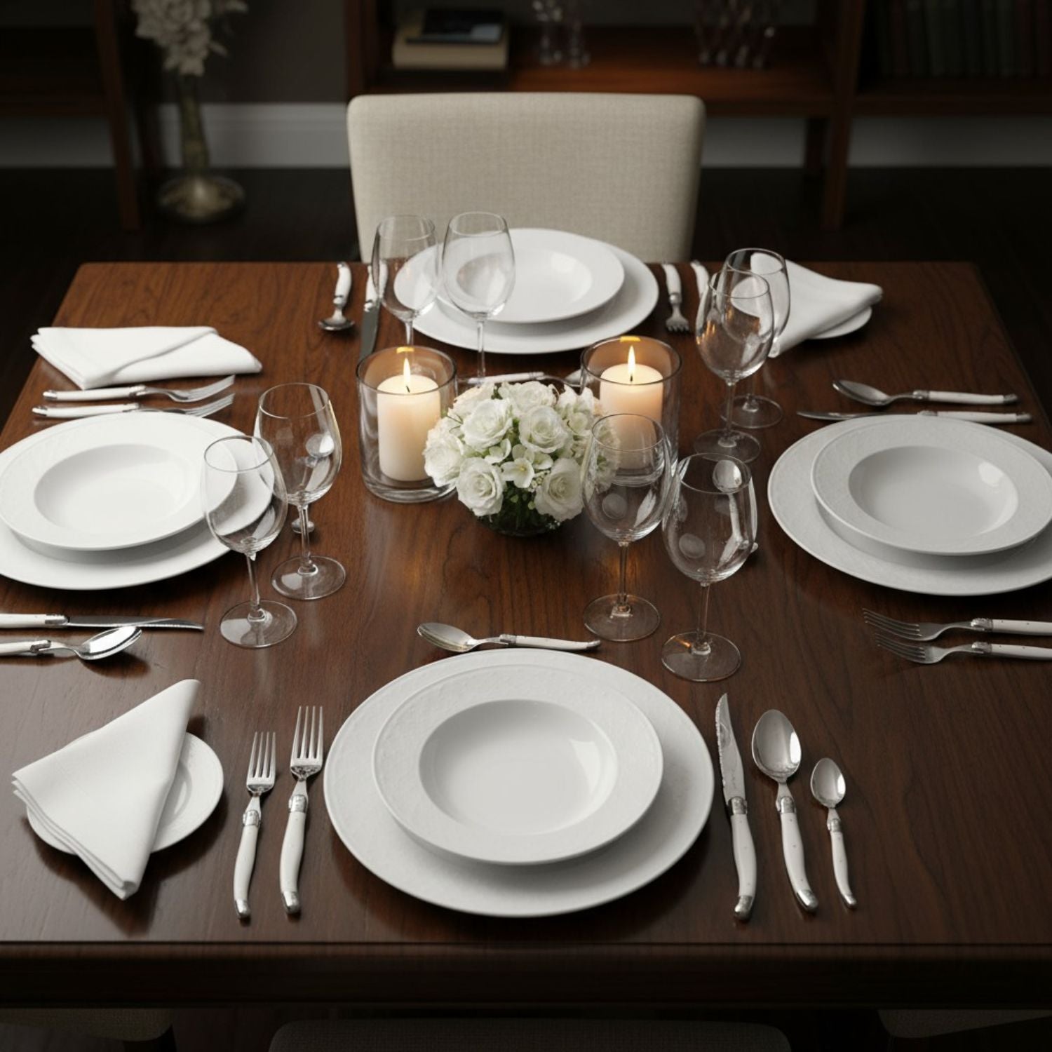 JUEGO CUCHILLERIA PERLA TRADITION LOU LAGUIOLE, 6 PERSONAS, 24 PZ