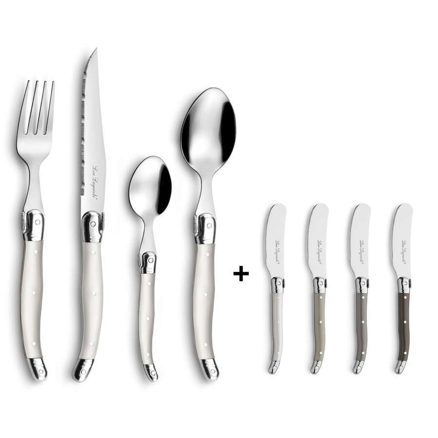 PACK PERLA MANTEQUILLA TRADITION LOU LAGUIOLE, 28 PZ