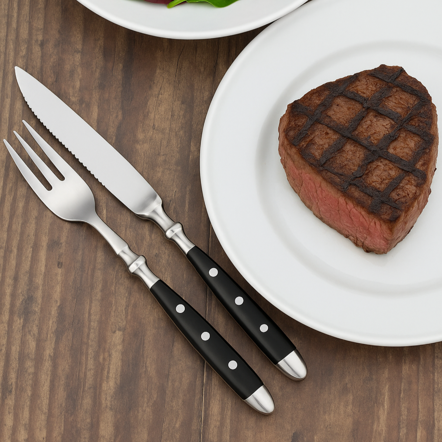 JUEGO CUCHILLERIA CARNE FORJEN VIVEUR, 6 PERSONAS, 12 PZ