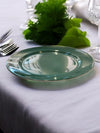 PLATO BASE PORCELANA VERDE SCHMIDT, 30 CM