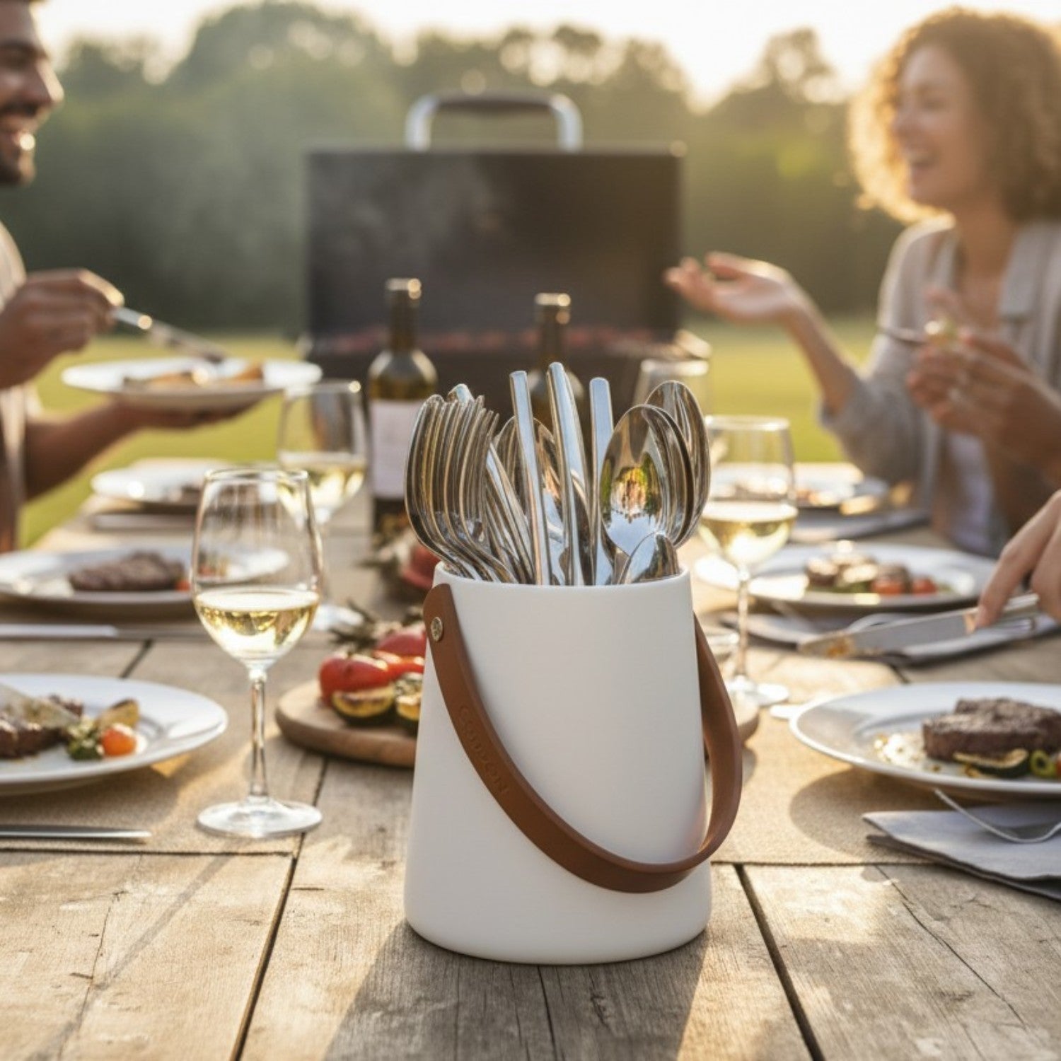 🚢PORTA CUBIERTOS DE MESA SKIN COUZON, PARA 24 PZ