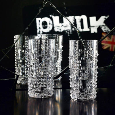 SET 4 VASOS ALTOS PUNK NACHTMANN, 375 ML