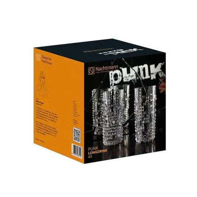 SET 4 VASOS ALTOS PUNK NACHTMANN, 375 ML