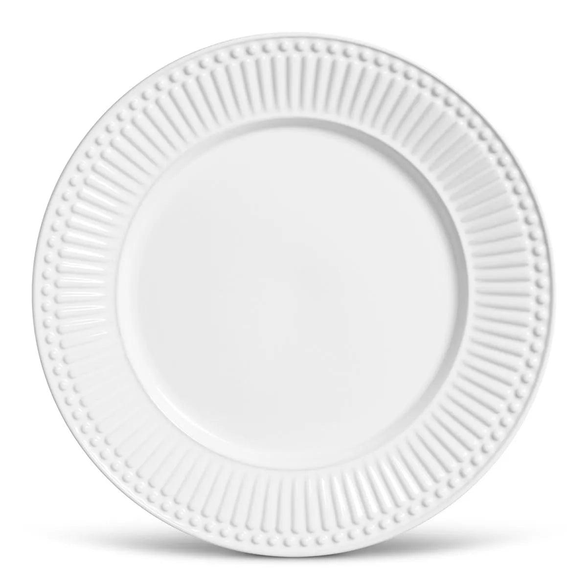 🚢JUEGO DE VAJILLA GRES BLANCO ROMA PORTO BRASIL, 6 PERSONAS, 36 PZ