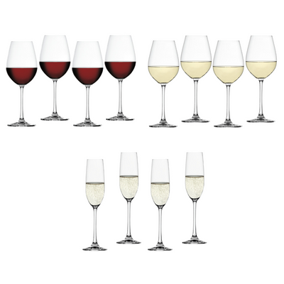 JUEGO DE COPAS SALUTE SPIEGELAU, 4 PERSONAS, 12 PZ
