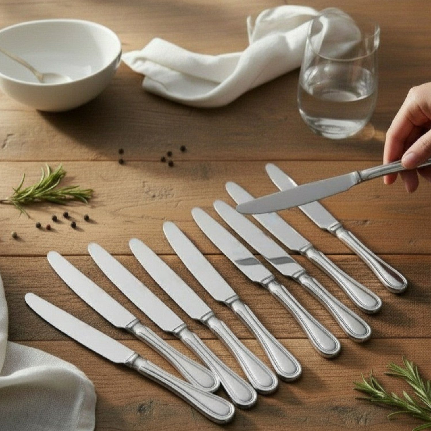 SET 12 CUCHILLOS MESA OXFORD VIVEUR