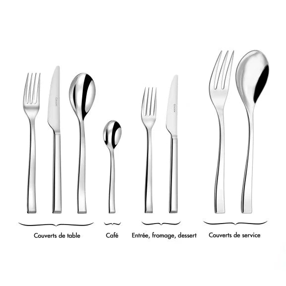 JUEGO CUCHILLERIA SIDE COUZON, 12 PERSONAS, 74 PZS