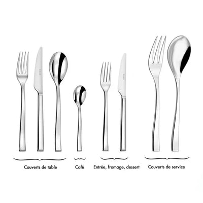 JUEGO CUCHILLERIA SIDE COUZON, 12 PERSONAS, 74 PZS