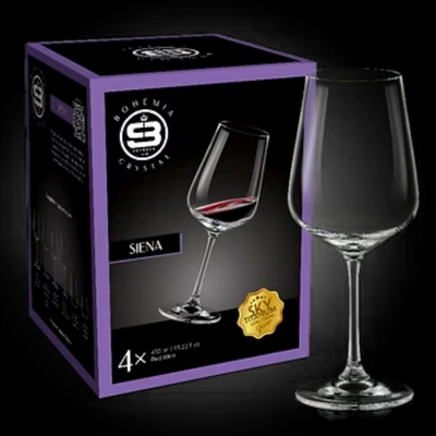 JUEGO DE COPAS SIENA BOHEMIA, 12 PERSONAS, 36 PZ