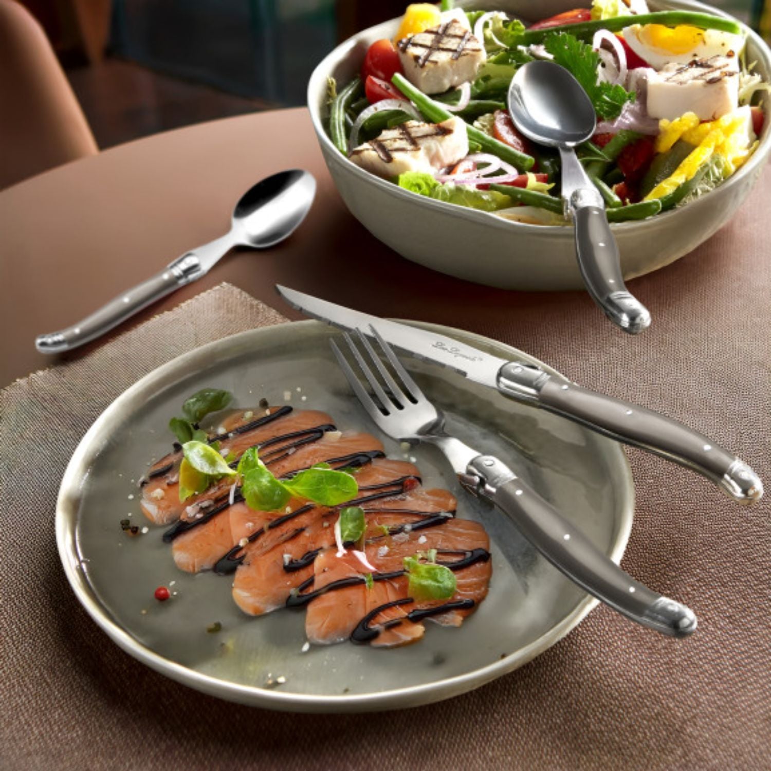 JUEGO CUCHILLERIA POIVRE TRADITION LOU LAGUIOLE, 6 PERSONAS, 24 PZ